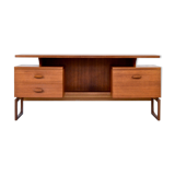 G plan floating top teak desk