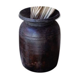 Wooden Himachal pot