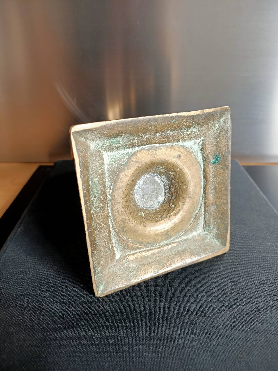 Louis XIII candle holder in bronze