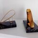 Pair of Gold Starry design bookends