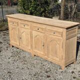 Raw wood sideboard