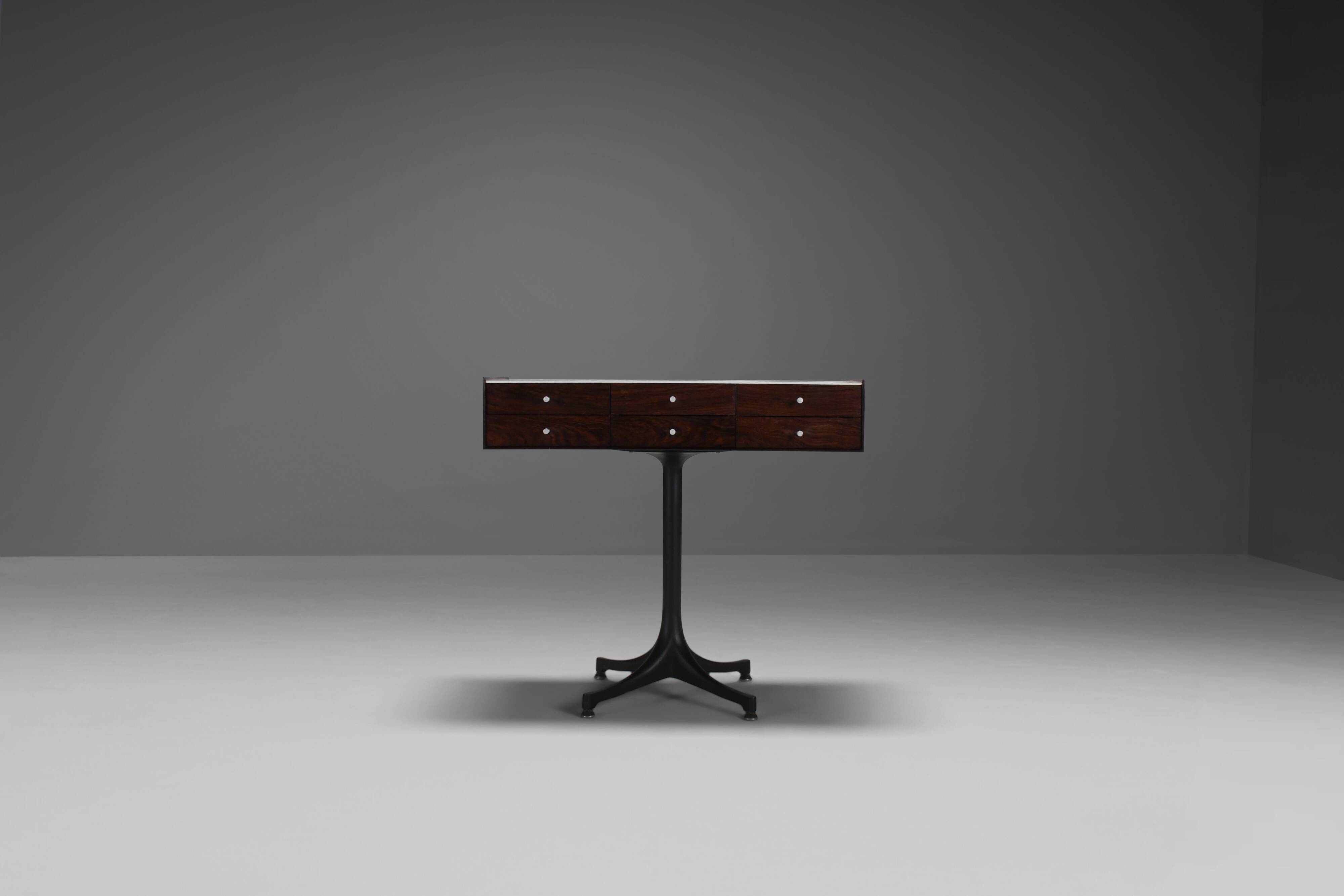 Miniature rosewood chest by George Nelson for Herman Miller, 1952