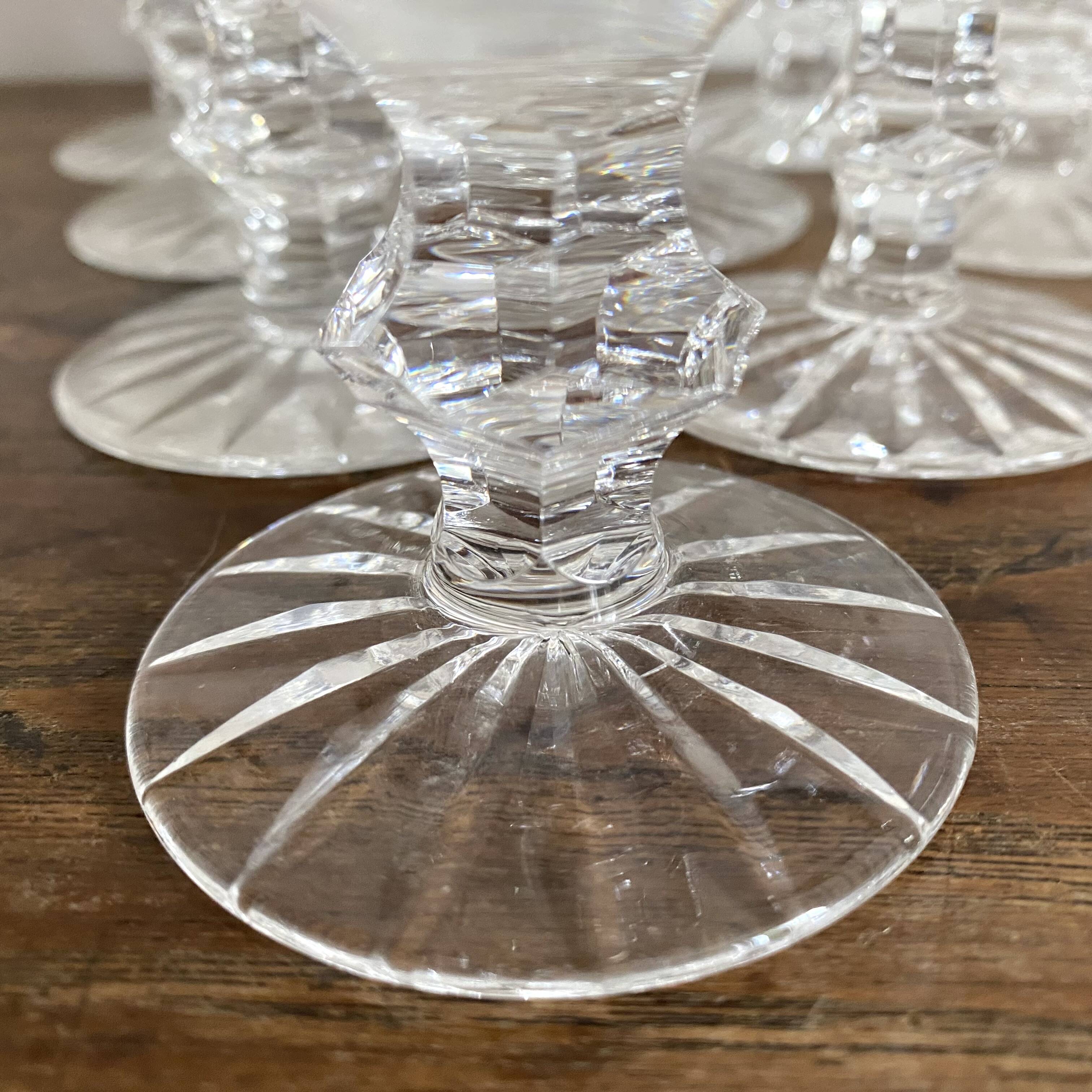 Waterford crystal white wine glasses
