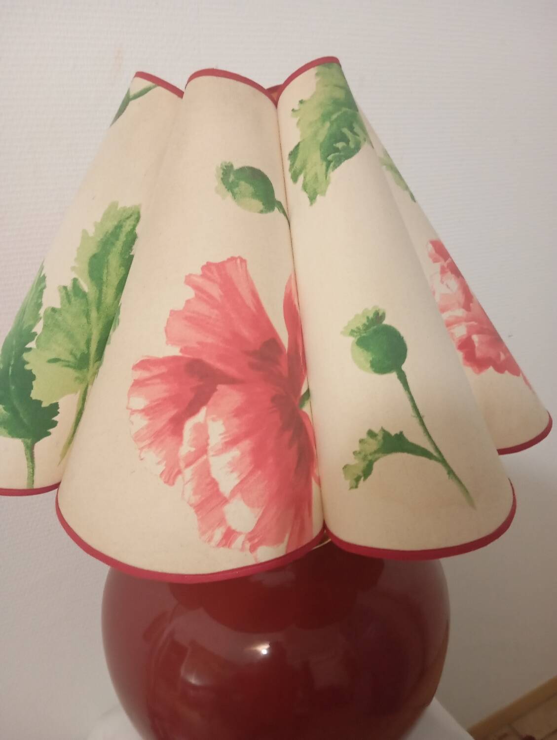 Lampe vintage avec pied rond