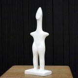 Idole Cycladique en plâtre, années 70