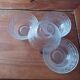4 coupelles en verres