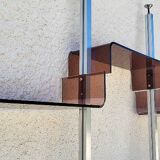 Vintage modular library shelf 6 legs and 14 shelves