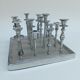 Metal candlestick for 16 candles, 1980s