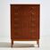 Restored commode in teak and beech.