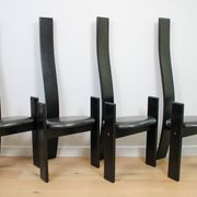 Set of 4 dining chairs model 'Golem' designed by Vico Magistretti for Poggi