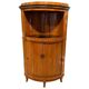 Biedermeier Corner Cabinet, Cherry Veneer, Ebony Inlay, South Germany circa 1820