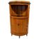 Biedermeier Corner Cabinet, Cherry Veneer, Ebony Inlay, South Germany circa 1820
