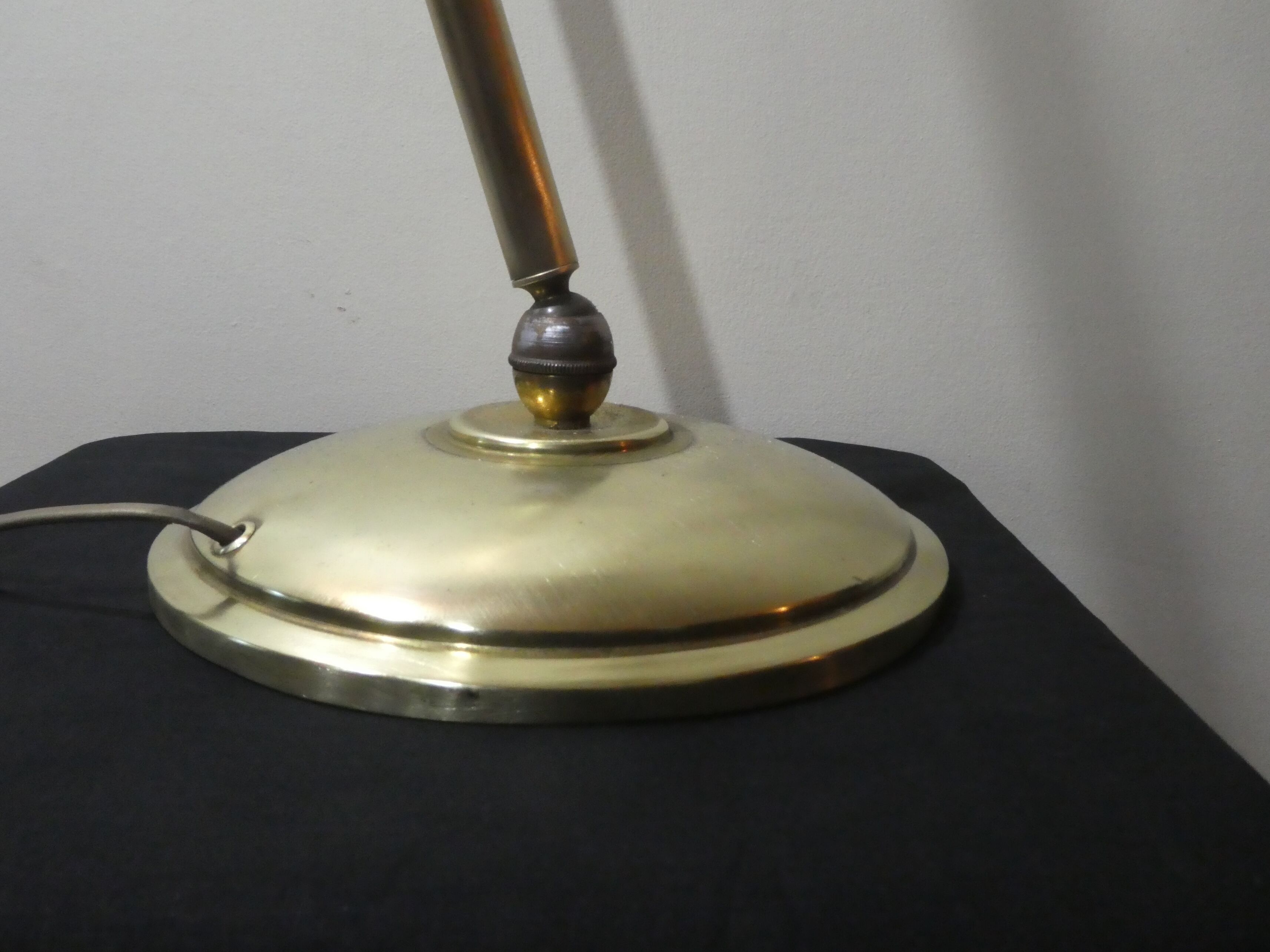 Brass desk lamp