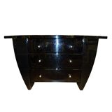 Lacquered wooden chest of drawers, David Lange, Mid-century, 1970s – France