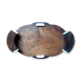 Plateau art deco palissandre & ivoire