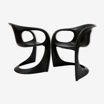 Couple de fauteuils Casala par Alexander Begge,1974