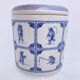 Delft earthenware pot