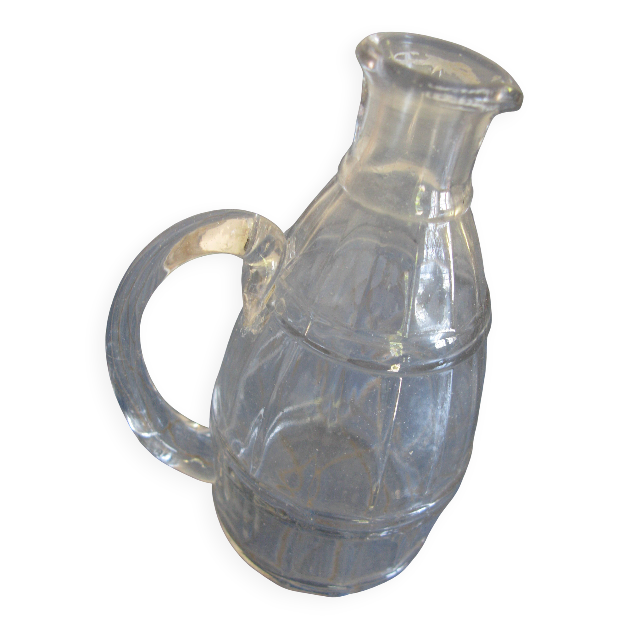 white glass carafes set of 4