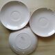 3 cups + Digoin Sarreguemines pink Art Deco jug