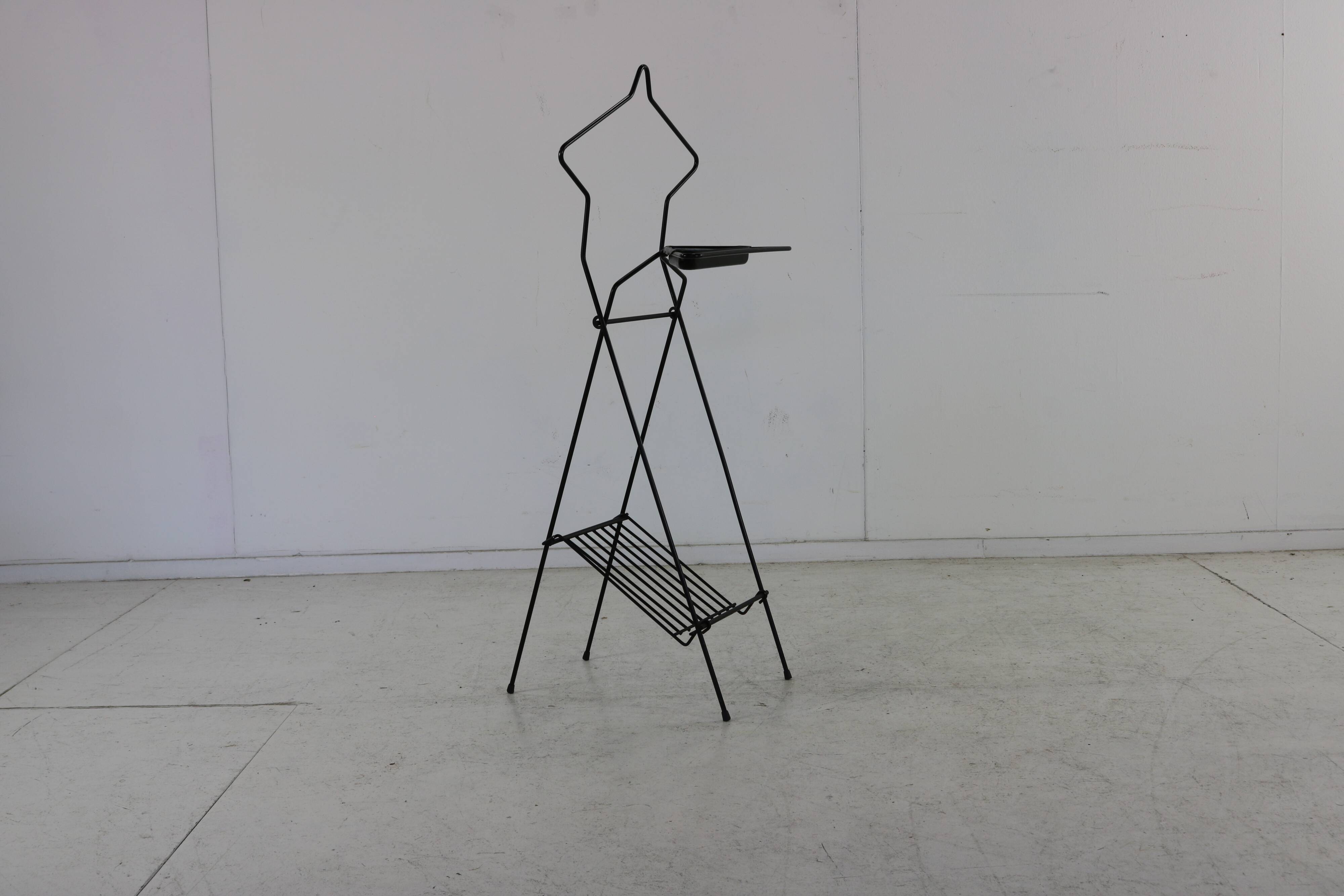 Sixties dutch design wire frame dressboy