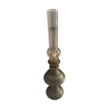 Pewter oil lamp