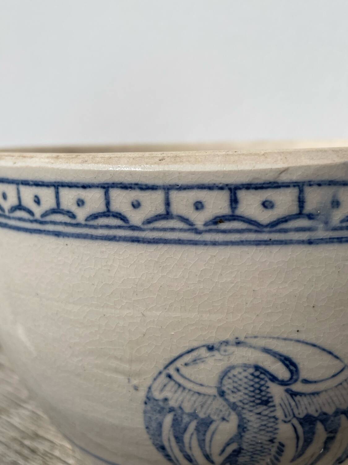 Ceramic salad bowl, Singapore 1970