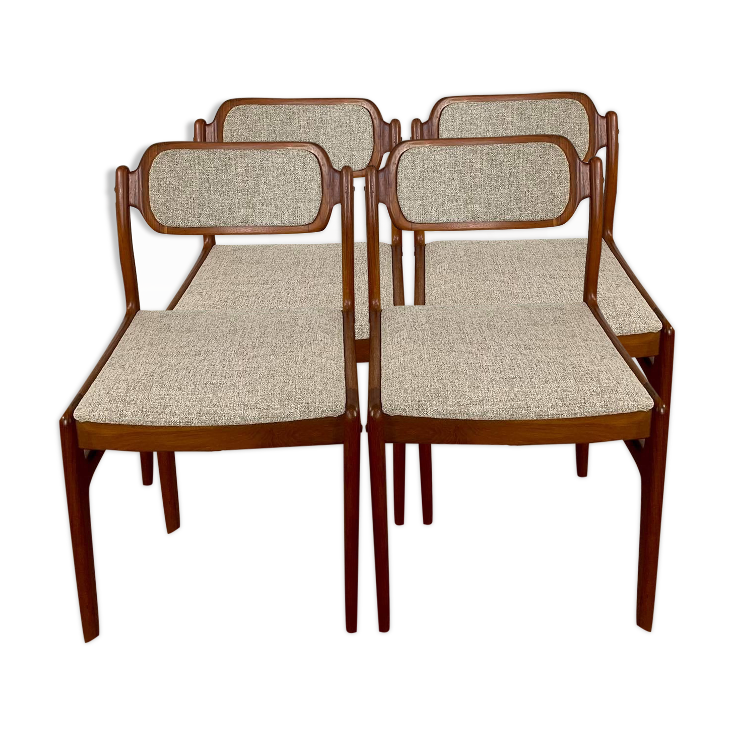 Set of 4 rosewood chairs Johannes Andersen