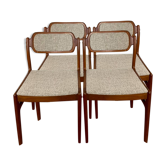 Set of 4 rosewood chairs Johannes Andersen