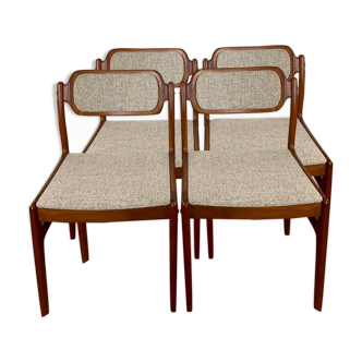 Set of 4 rosewood chairs Johannes Andersen