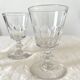 4 old crystal wine glasses Cato Saint Louis 19th century