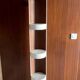 Perzel. Floor lamp / Light column forming shelves. Model No. 966