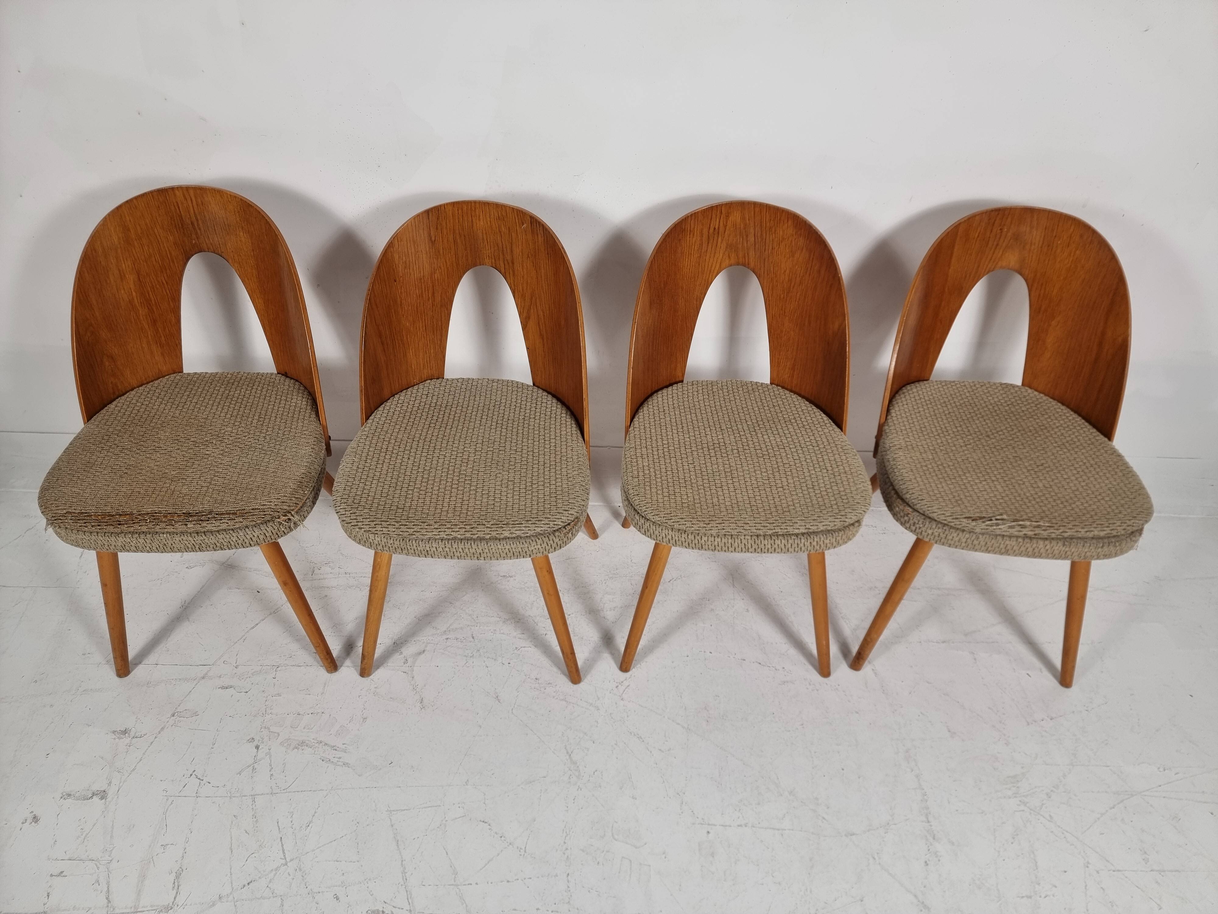 Vintage Chairs by Antonin Suman, 1960s, Set of 4