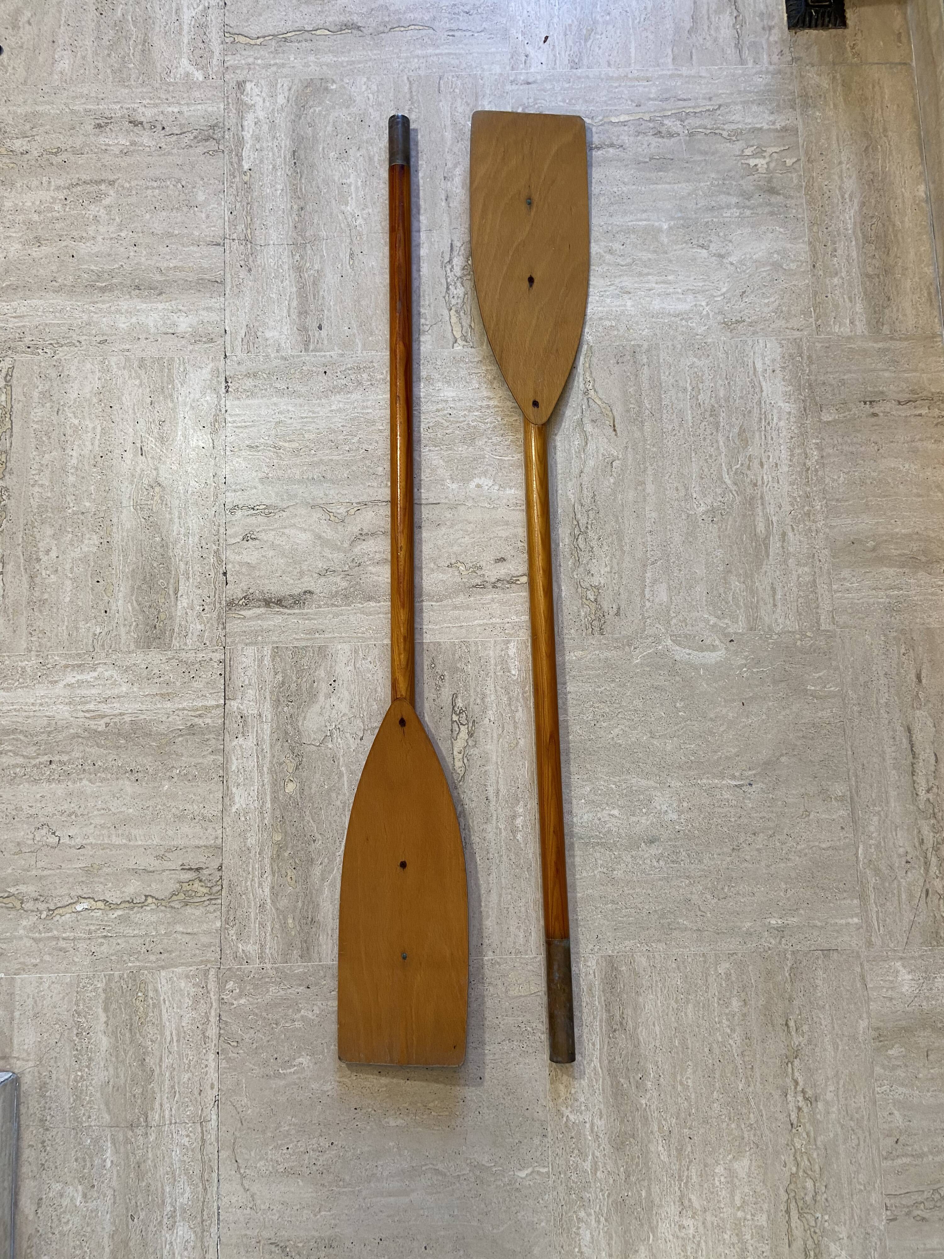 Paddle or vintage oars 1970