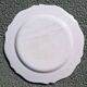 Earthenware plate with floral decoration
