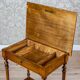 Antique Sewing Table with Inlaid Top, 1890s