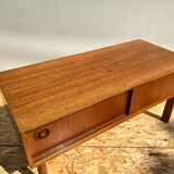 Low chest of drawers with two sliding doors