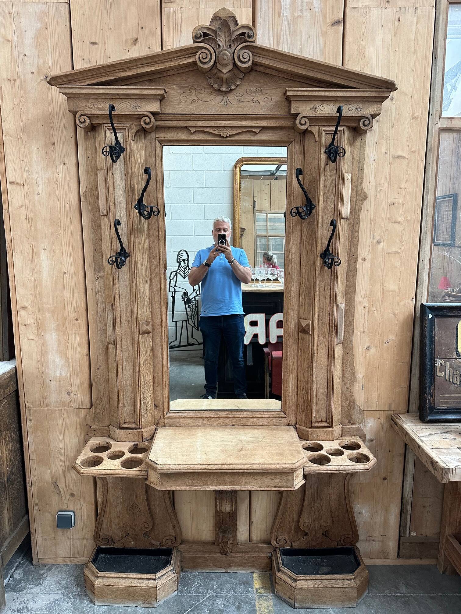 19th century oak entrance hall