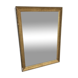 Miroir bois et stuc doré ancien 63x87cm