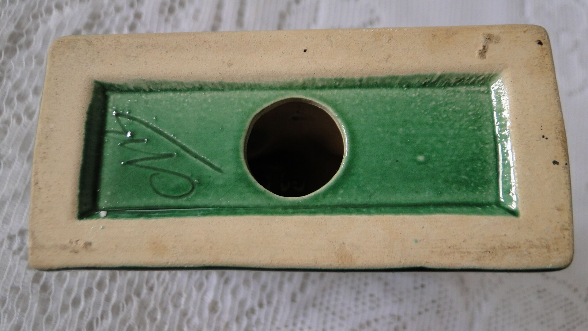2-spoke art deco candle holder