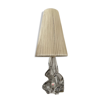 Lampe vintage en cristal France années 60-70
