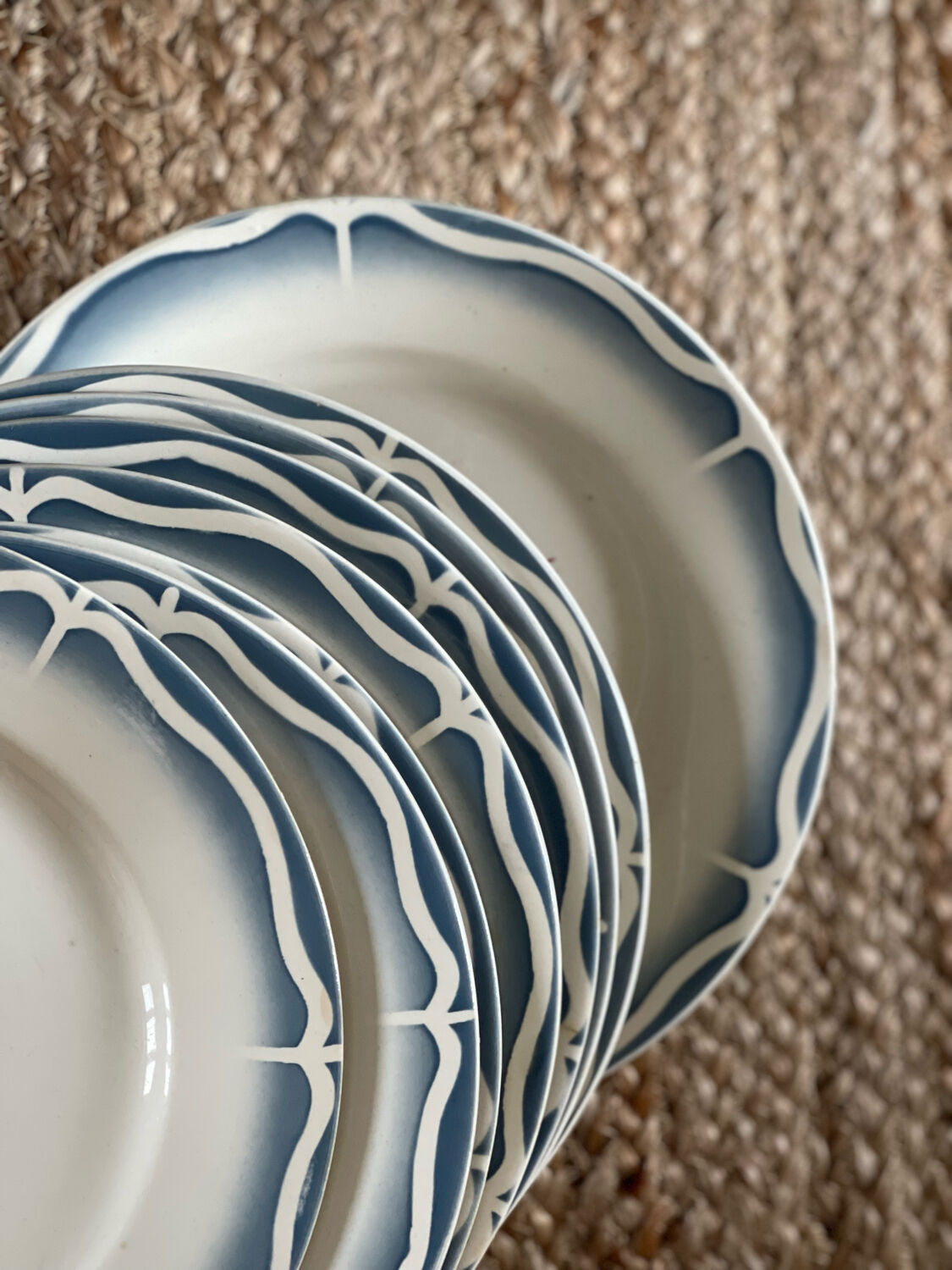 8 flat plates digoin sarreguemines