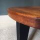 Mid-Century Industrial Tripod Coffee Table, France, 1950s