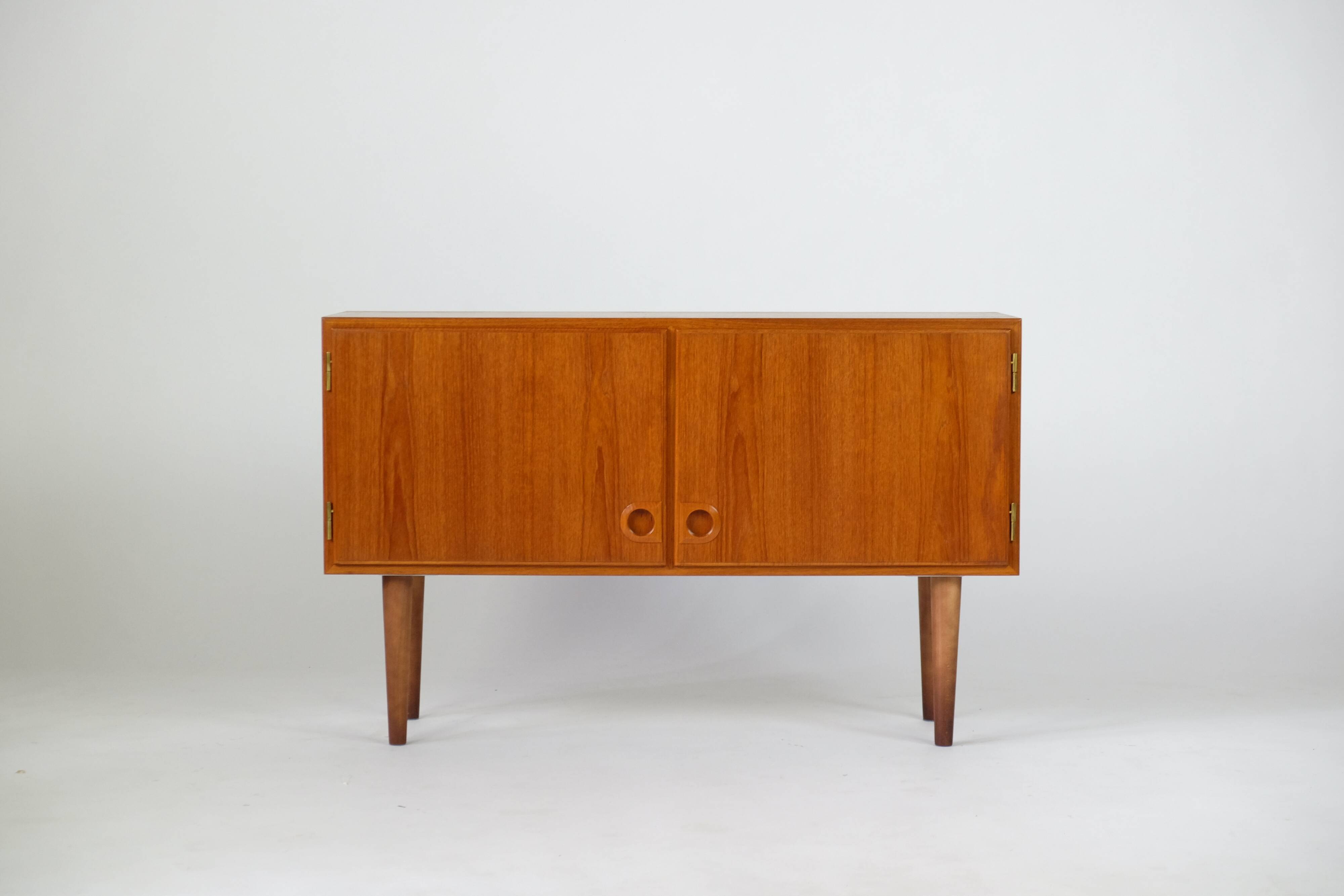 Danish Teak Kommode Sideboard E. Boisen Vintage 70er Design