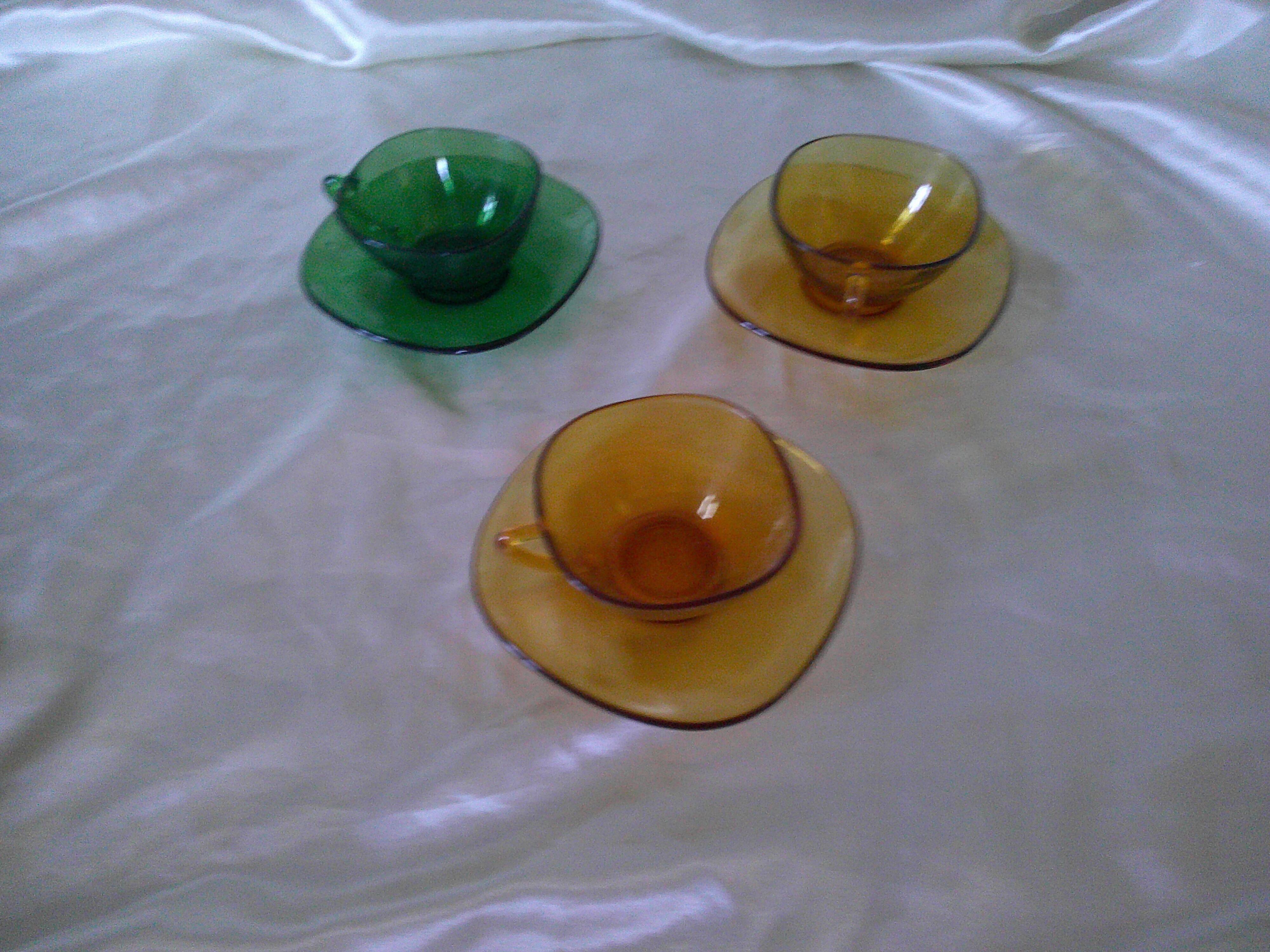 3 vereco coffee cups