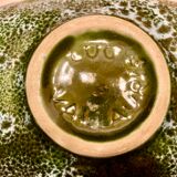 Ceramic fruit cup, signed luc Vallauris 1950 - vintage