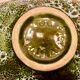 Ceramic fruit cup, signed luc Vallauris 1950 - vintage