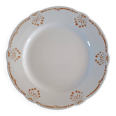 Assiette Art nouveau Lunéville