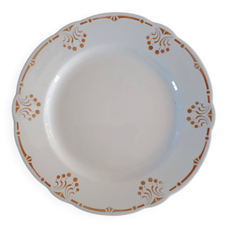 Art Nouveau plate from Lunéville