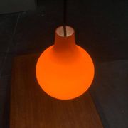Mid-Century German Glass Pendant Lamp AH by Peill & Putzler, Set of 3