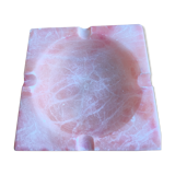 Pink marble ashtray